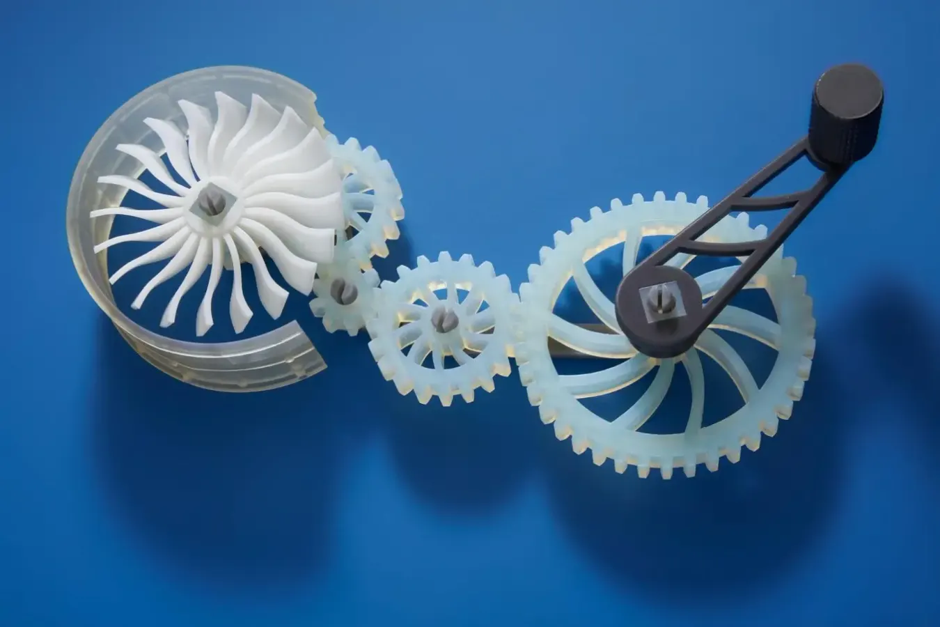 Mécanisme fonctionnel imprimé en 3D